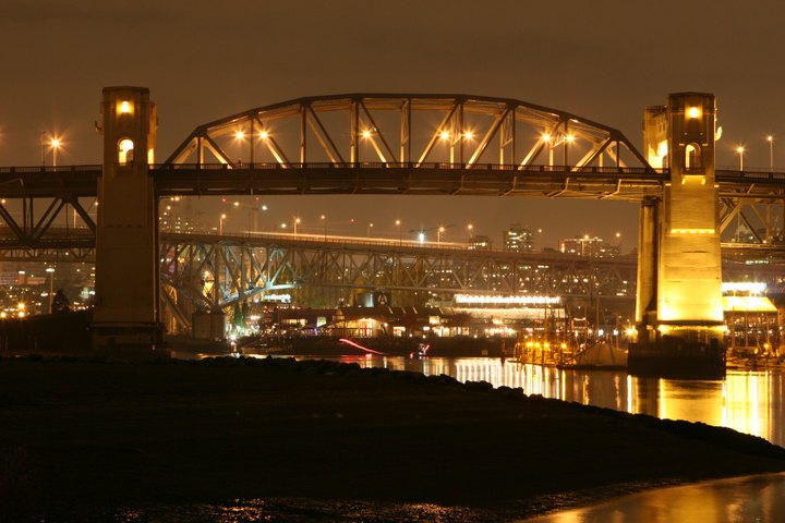 Burrard Bridge at Night