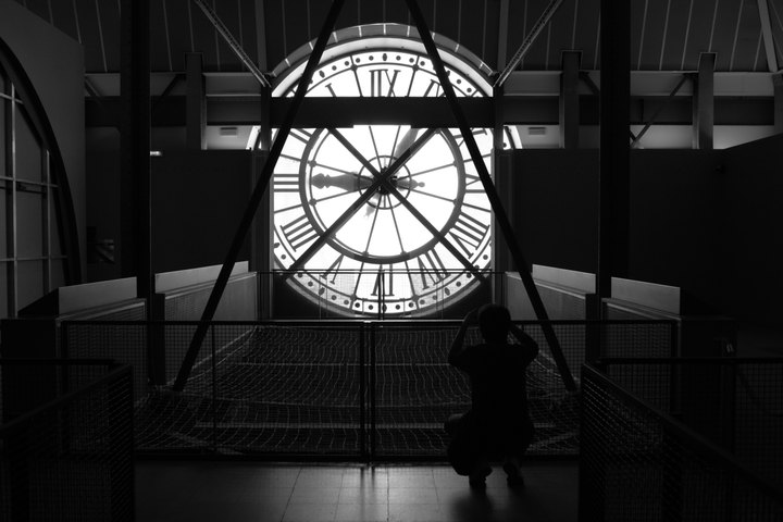 A Clock Face at the Mus&eacute;e d'Orsay