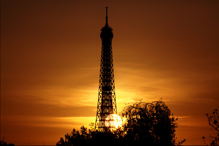 Eiffel Sunset
