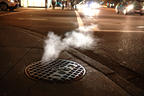 Steaming Manhole